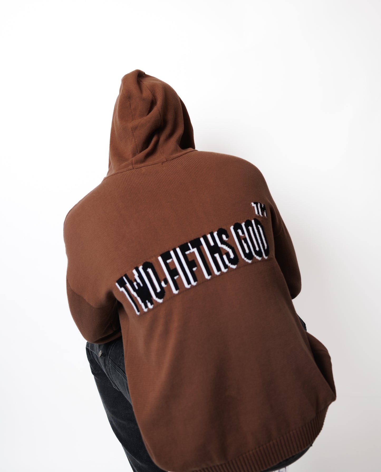 JACQUARD THICK ROPE HOODIE